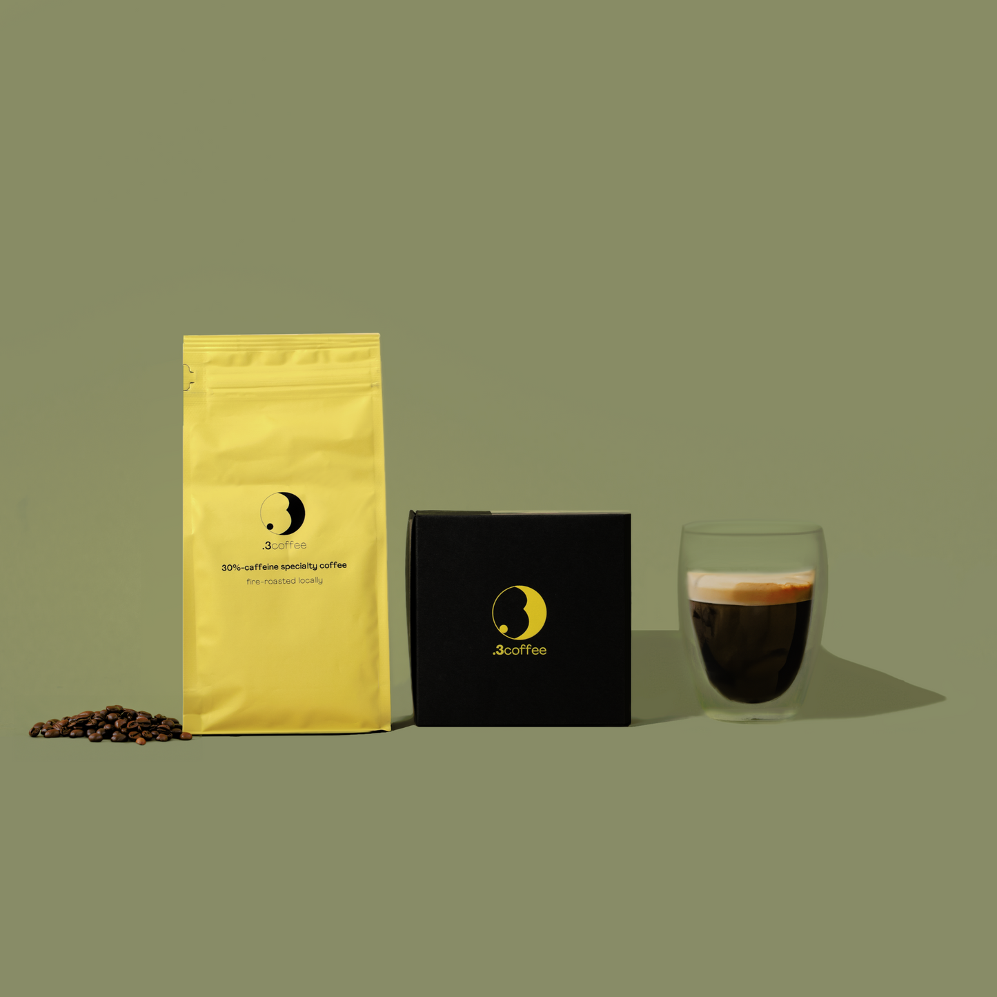 Nutty 30-caffeine Coffee Bean 300g (Brazil Ipanema x Mexico Decaf)